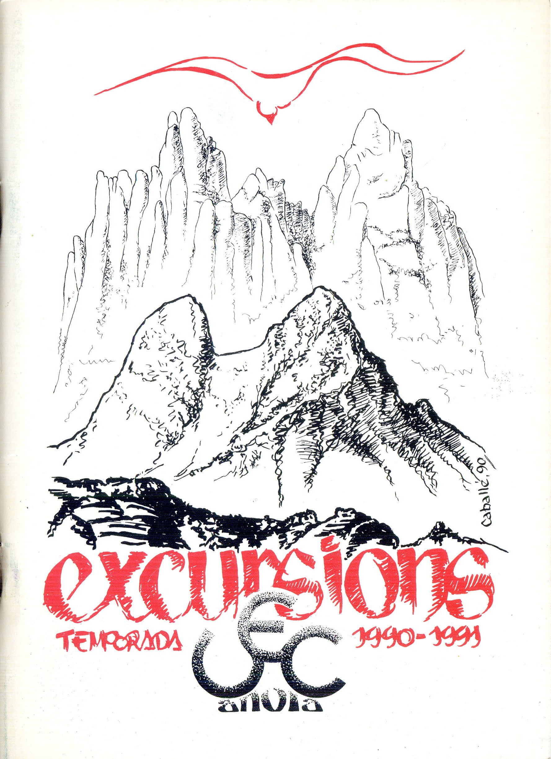 Excursions temporada 1988-1989 - Portada